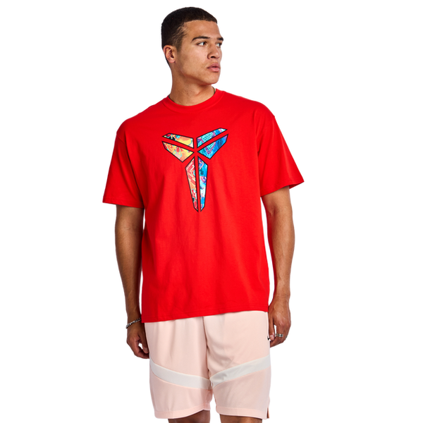 Nike Kobe T Shirts Cotton Jersey Red