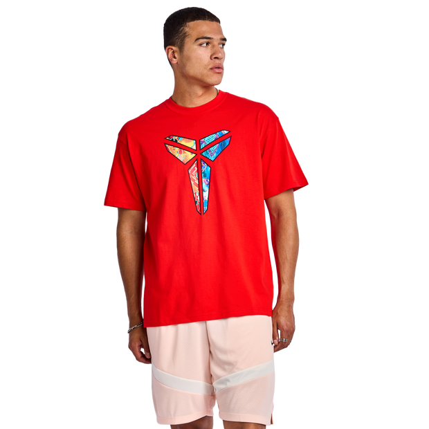 Nike Kobe T Shirts Cotton Jersey Red