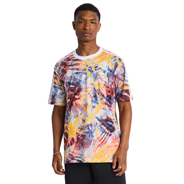 Adidas Aop T Shirts Yellow