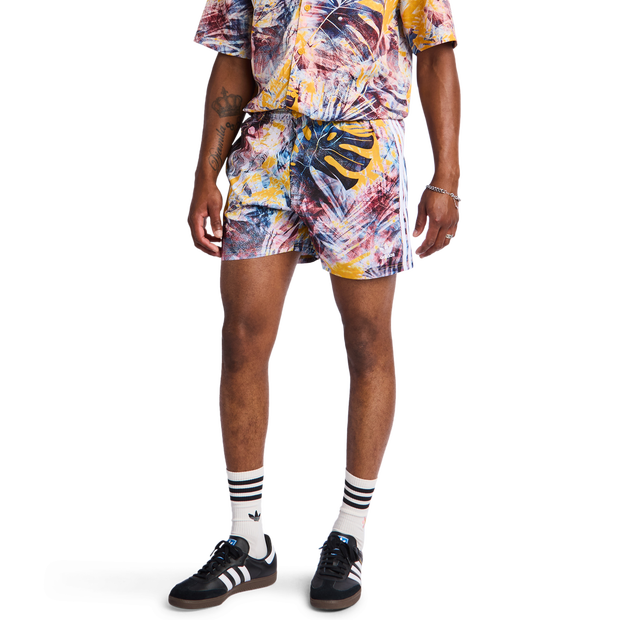 Adidas Adicolor 70S Monogram Short Shorts Yellow