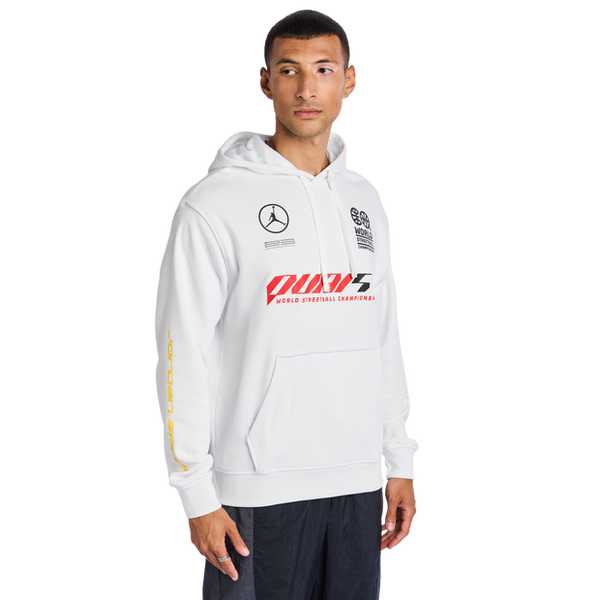 Jordan Q54 Hoodies Cotton Fleece White
