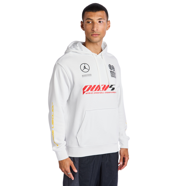 Jordan Q54 Hoodies Cotton Fleece White