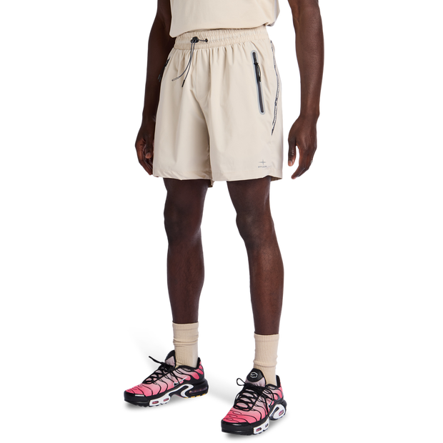 Project X Paris Utility Shorts Poly Woven Beige