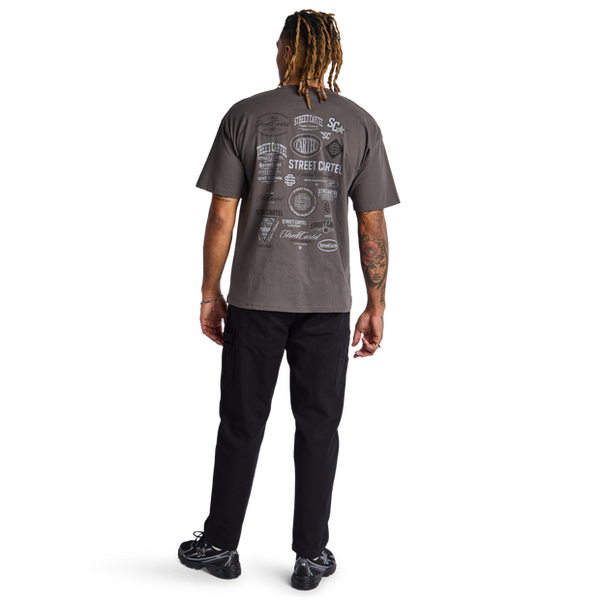 Street Cartel Collective T Shirts Cotton Jersey Grey