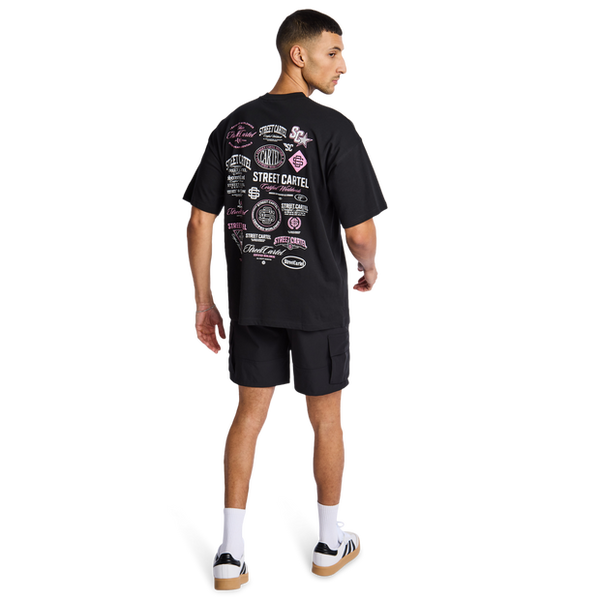 Street Cartel Collective T Shirts Cotton Jersey Black