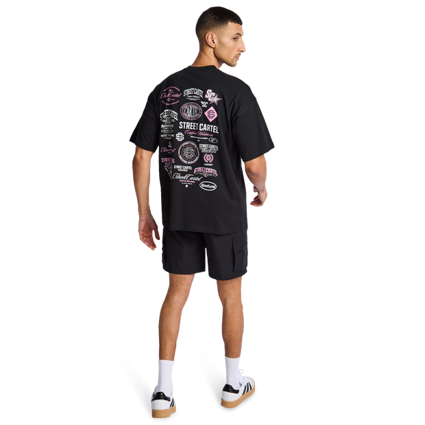 Street Cartel Collective T Shirts Cotton Jersey Black
