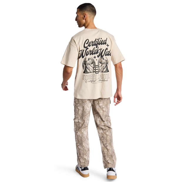 Street Cartel Fallen T Shirts Cotton Jersey White