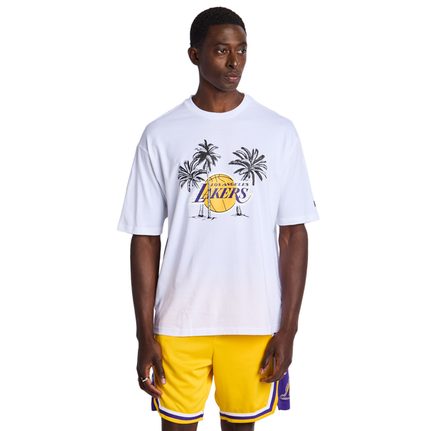New Era Nba T Shirts Cotton Jersey White