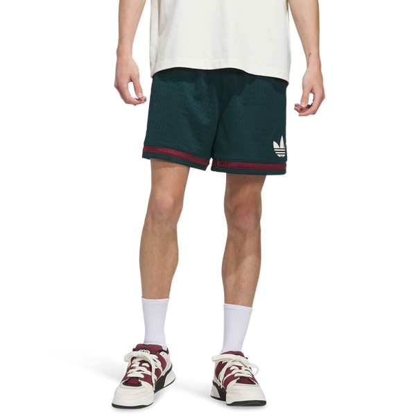 Adidas Bball Shorts Poly Mesh Green