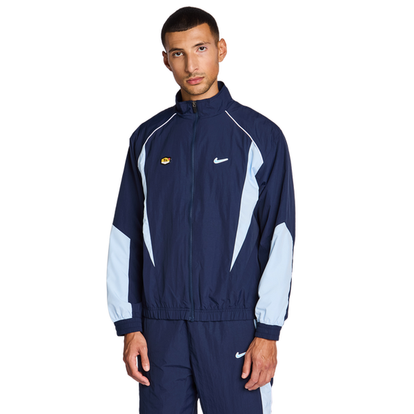 Nike Tuned Hoodies Cotton Fleece Blue