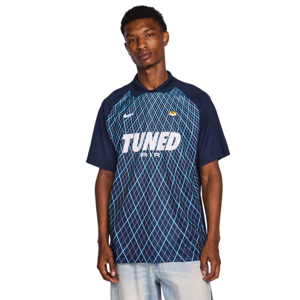 Nike Tuned T Shirts Poly Jersey Blue