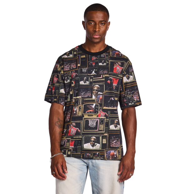 Jordan Brooklyn T Shirts Cotton Jersey Black