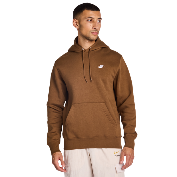 Nike Fleece Hoodies Brown