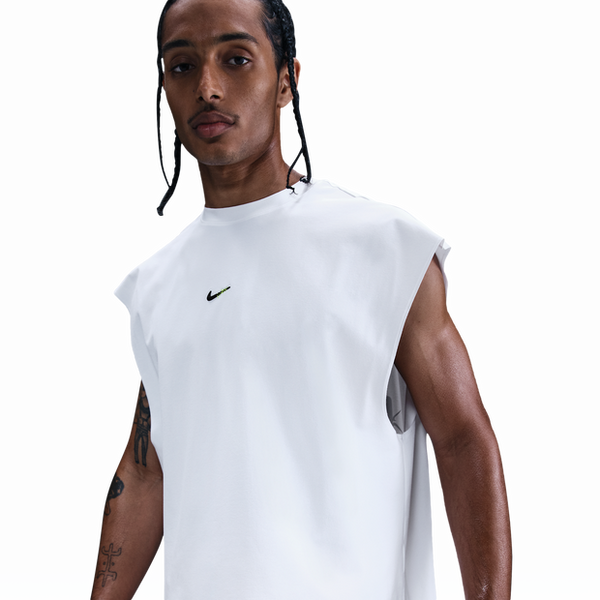 Nike Df Vests Cotton Jersey White