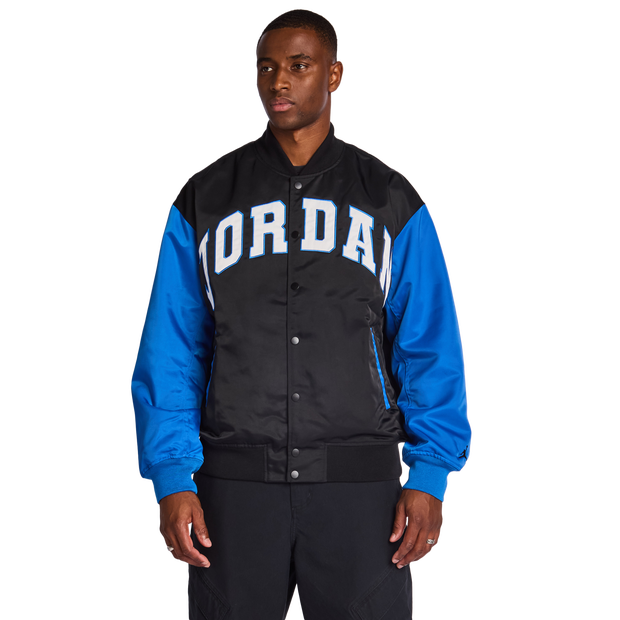 Jordan Brooklyn Jackets Cotton Canvas Black