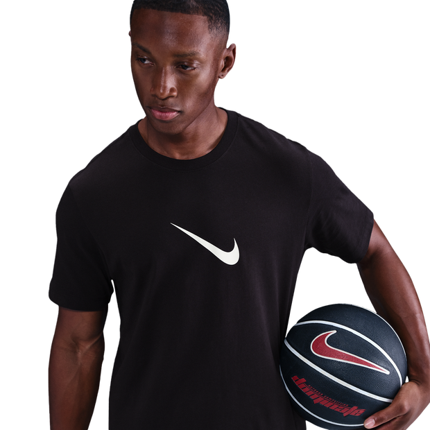 Nike Giannis T Shirts Cotton Jersey Black