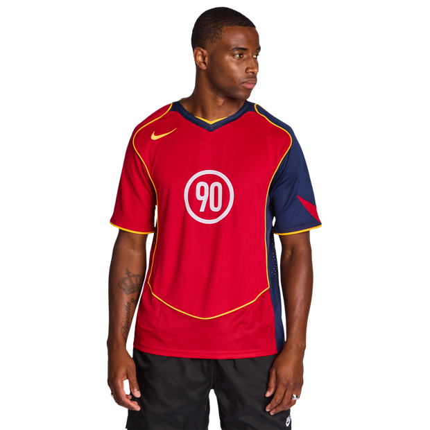 Nike T90 Jerseys/Replicas Cotton Jersey Red