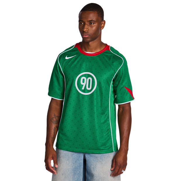 Nike T90 Jerseys/Replicas Cotton Jersey Green