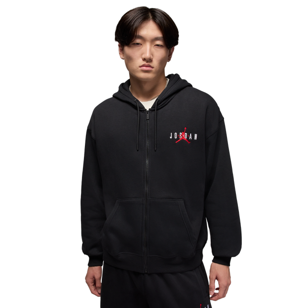 Jordan Brooklyn Hoodies Cotton Fleece Black