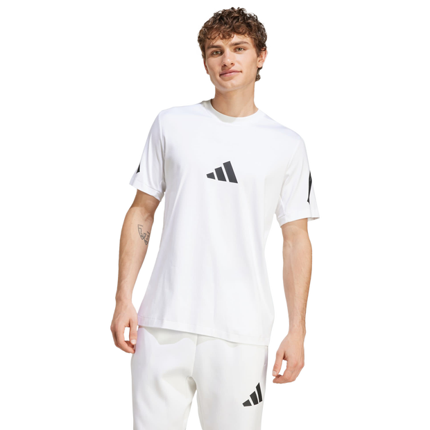 Adidas Z.N.E. T Shirts Cotton White