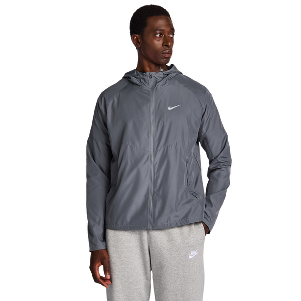 Nike Miler Track Tops Poly Woven Grey