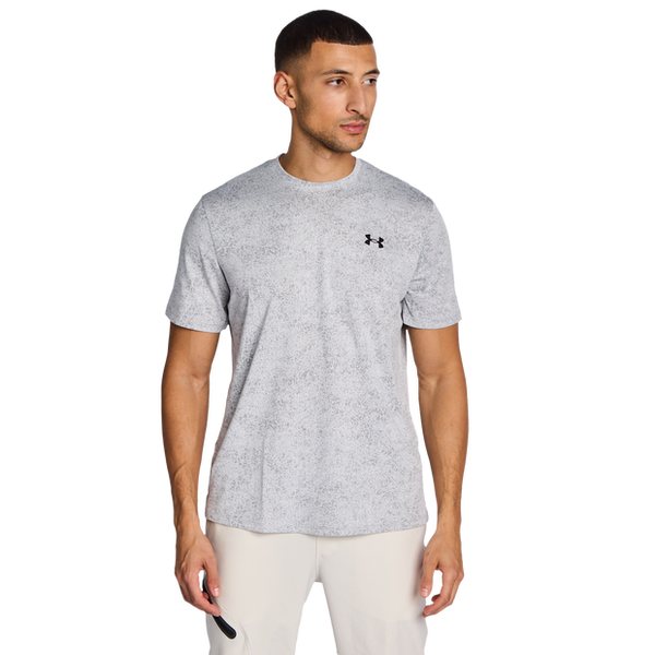 Under Armour Tech Pixelate T Shirts Poly Jersey Grey
