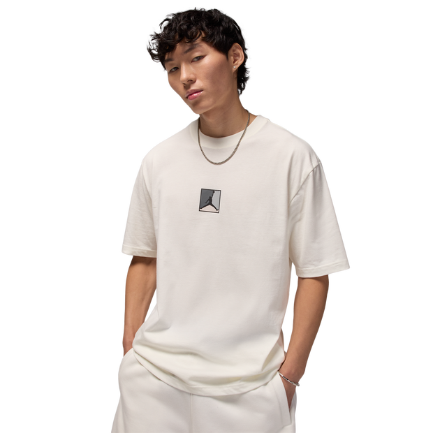 Jordan Brooklyn T Shirts Cotton Jersey Beige