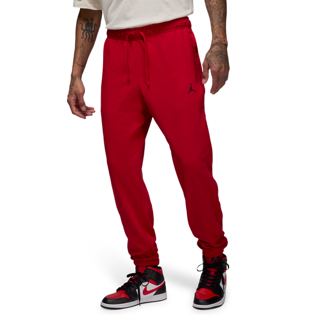 Jordan Sport Crossover Pants Cotton Jersey Red