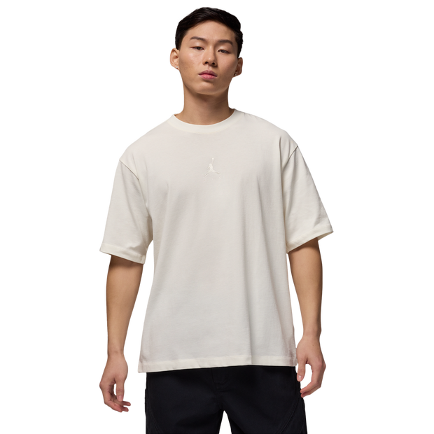 Jordan Flight T Shirts Cotton Jersey White