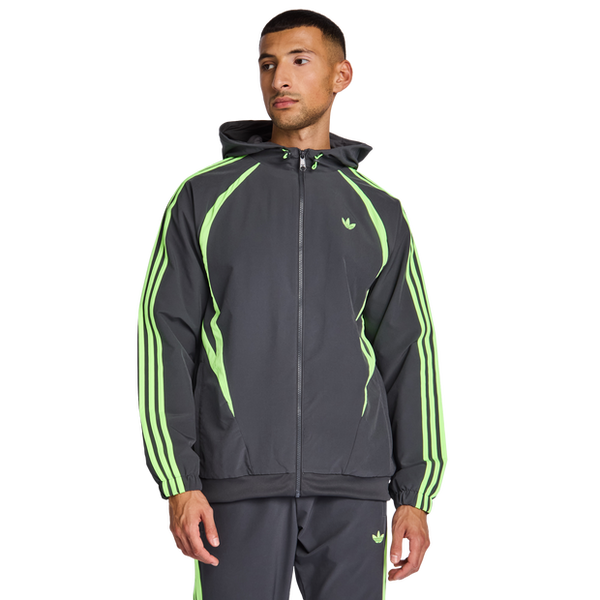 Adidas Archive Track Tops Poly Woven Grey