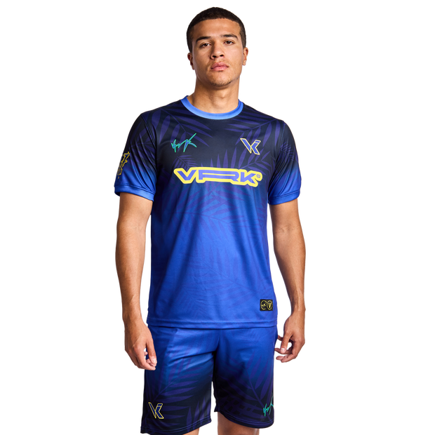 Vrunk Jungle Brazil T Shirts Poly Jersey Blue