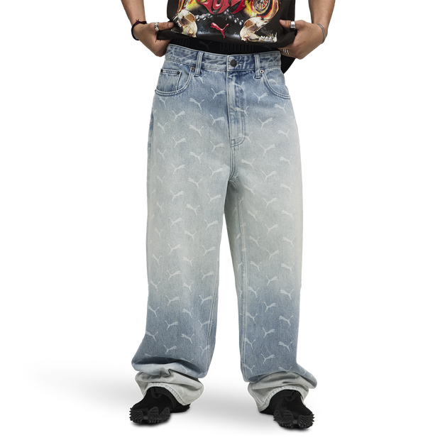 Puma X A$Ap Pants Cotton Denim Blue