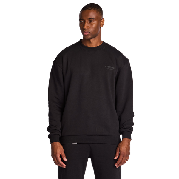 Street Cartel Russo Sweatshirts Cotton Fleece Black