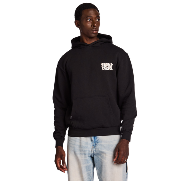 Street Cartel Bosco Hoodies Cotton Fleece Black