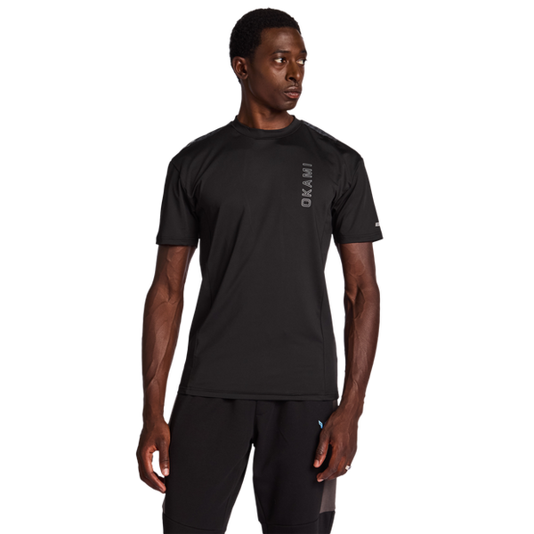 Okami Platinum T Shirts Poly Jersey Black