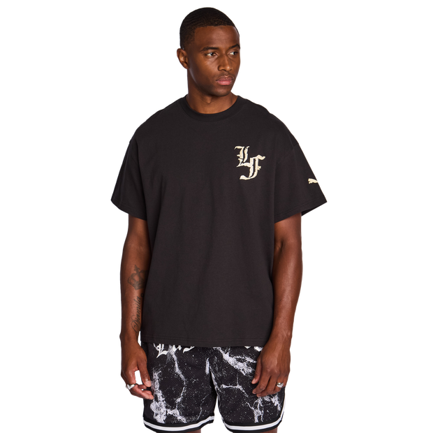 Puma Lafrance T Shirts Cotton Jersey Black
