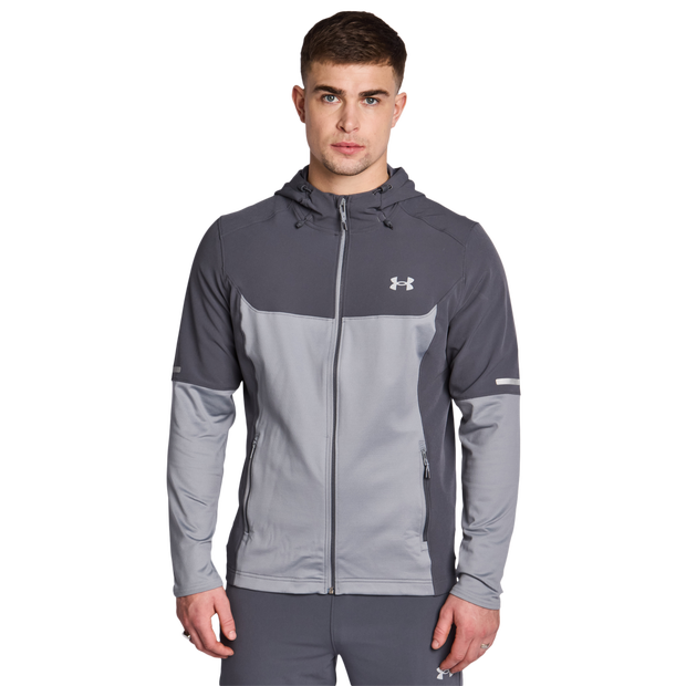 Under Armour Utility Winterized Track Tops Poly Woven Blue