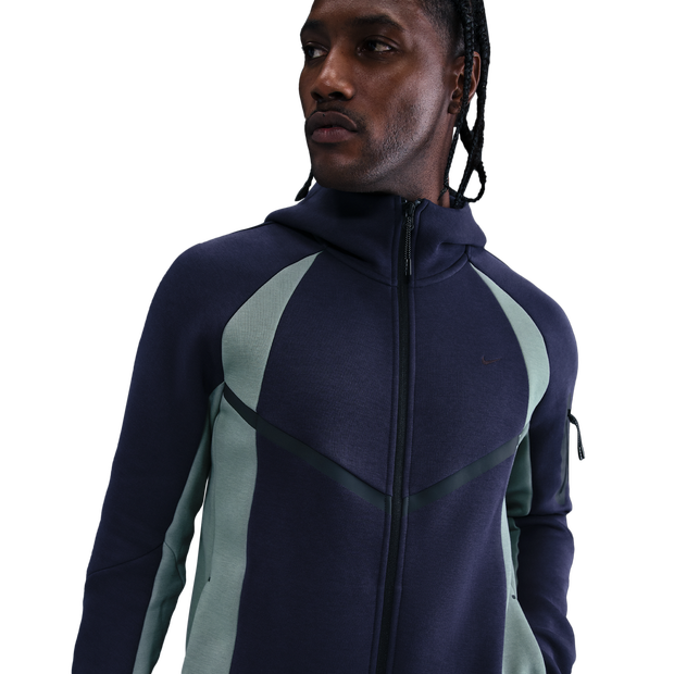 Nike Tech Fleece Hoodies Poly Fleece Blue