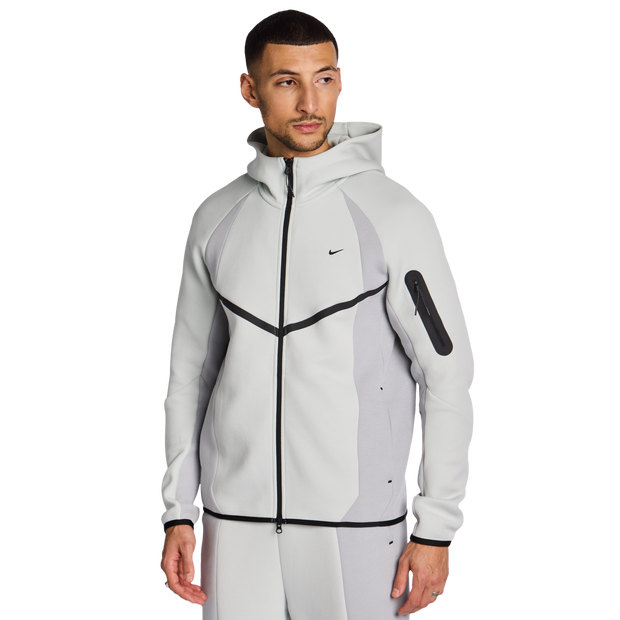 Nike Tech Fleece Hoodies Poly Fleece Silver