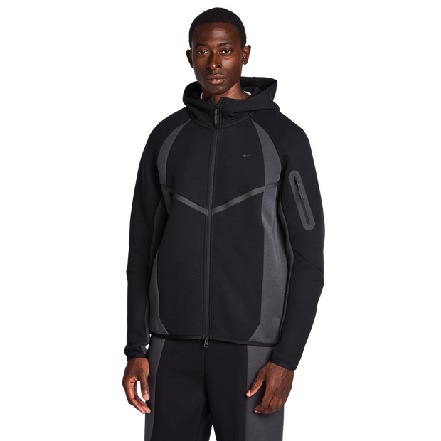 Nike Tech Fleece Hoodies Poly Fleece Black
