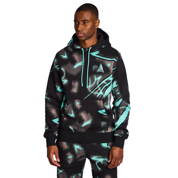 Nike Ja Morant Hoodies Cotton Fleece Green