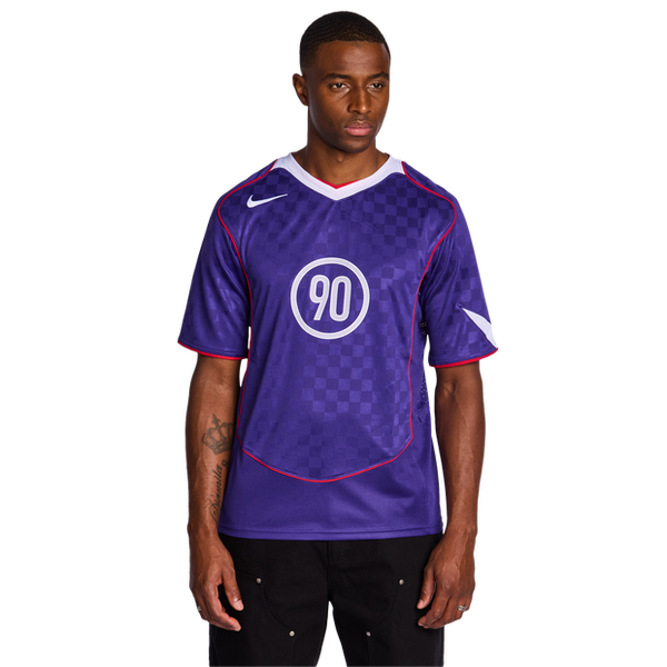 Nike T90 T Shirts Poly Jersey Purple