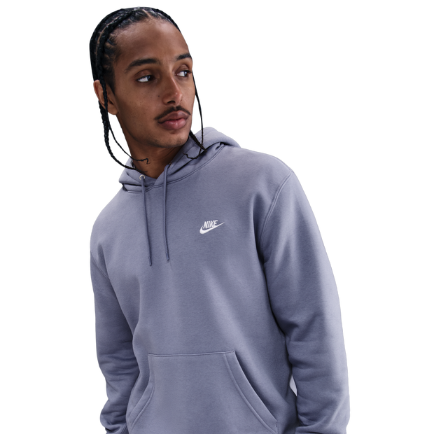 Nike Club Hoodies Cotton Fleece Blue