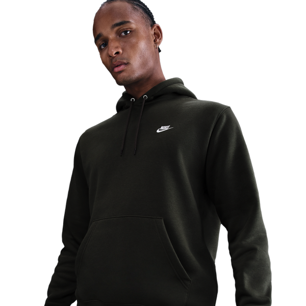 Nike Club Hoodies Cotton Fleece Grey