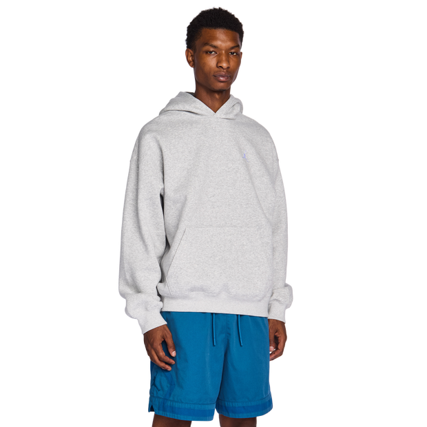 Jordan Brooklyn Hoodies Cotton Fleece Grey