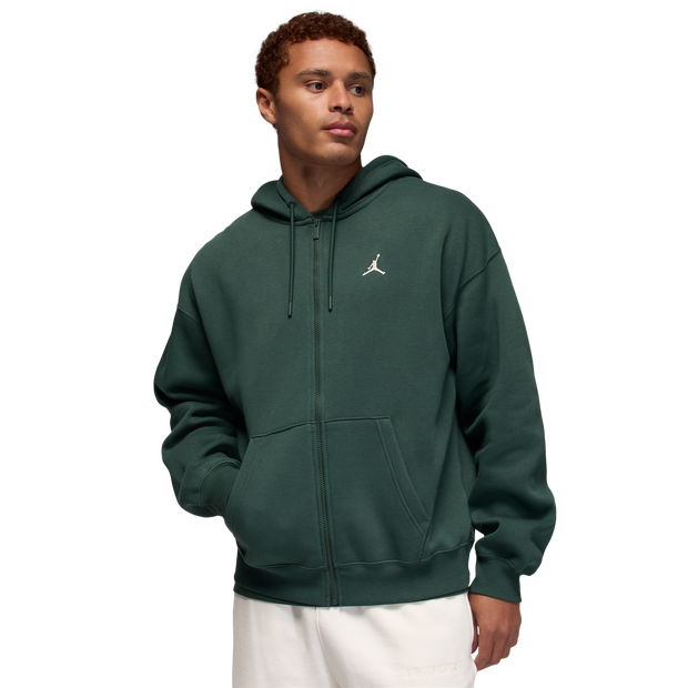 Jordan Brooklyn Hoodies Cotton Jersey Green