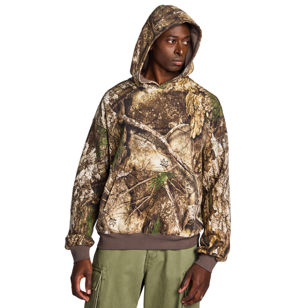 Jordan Brooklyn Hoodies Cotton Fleece Olive
