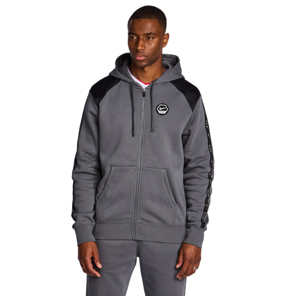 Nike City Side Hoodies Cotton Fleece Grey