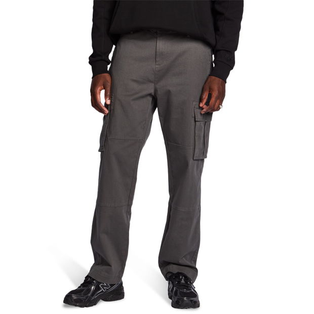 Street Cartel Pirlo Twill Cargo Pants Cotton Twill Grey