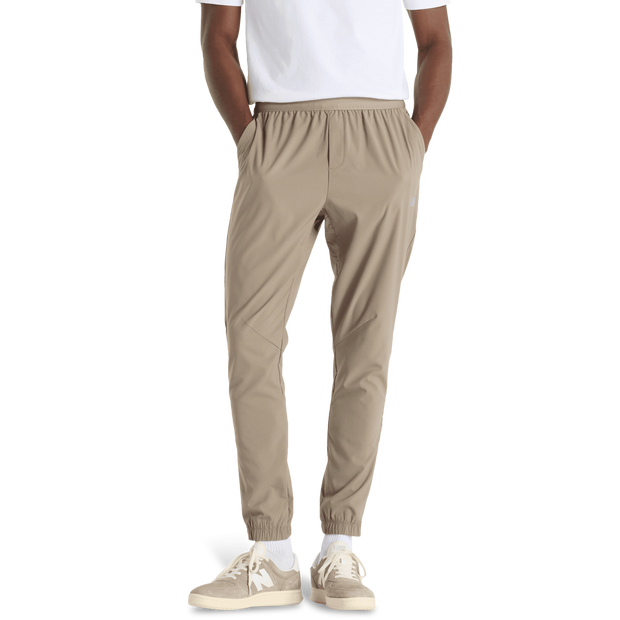 New Balance Ac Jogger Pants Poly Jersey Brown